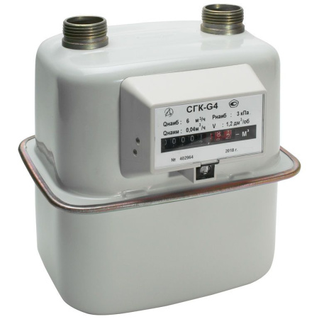 Счетчик газа СГК G 4 вертикальный G1 (правый)