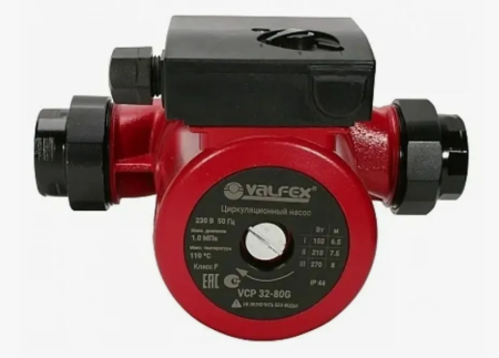 Насос циркуляционный VALFEX VCP 32-80G 180мм (с гайками)