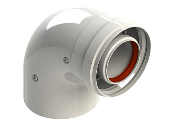 Отвод 90* D 80/125 F/M (папа/мама)  Отвод 90* D 80/125 F/M (папа/мама)