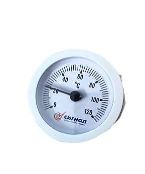 Термометр капилярный ф 52мм (31100019) белый