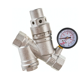 Редуктор давления Ду 1/2" PN 16 (рег.1-5 Бар,Рн=3бар)мембранный VT.089.N.04 VALTEC