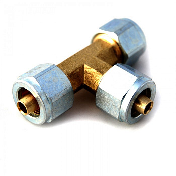 Тройник для термопластиковой трубки 8*8*8 