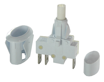 Кнопка розжига "DARINA" мод. GM341, GM442 овал (белая) (ПКН-506-111)