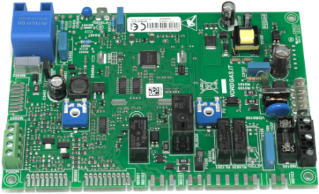 Компонент газового котла, позволяет изменять рабочие параметры, информирует пользователя о рабочем с