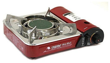 Плита наст. газовая "СЛЕДОПЫТ - UltraEffect", керам. (с переходником)/6/	