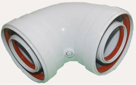 Отвод 90* D 80/125 M/M (мама/мама)