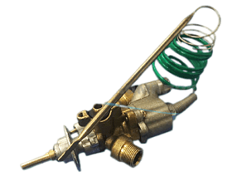 Кран - термостат горелки духовки"DARINA"мод.GM441,GM442,GM341,нижней + гриль, с газ.контролем(2ход)