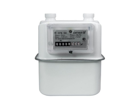 Счетчик газа СГБ G4 левый G3/4