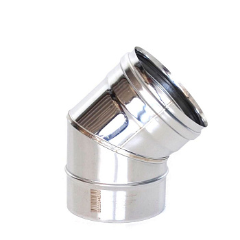 Отвод 45* ОМ-Р 444-0,5 D100 (пр-ль ООО"ПК "Теплов и Сухов") (Феррит МОНО)