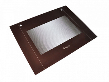 Стекло наружное "GEFEST" мод. 6100 коричн., 598*448мм (6100.18.0.001-03,-18)